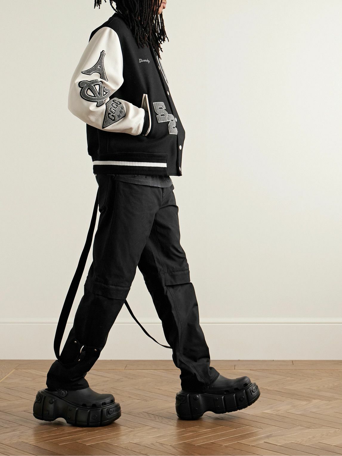 Givenchy - Convertible Straight-Leg Embellished Cotton