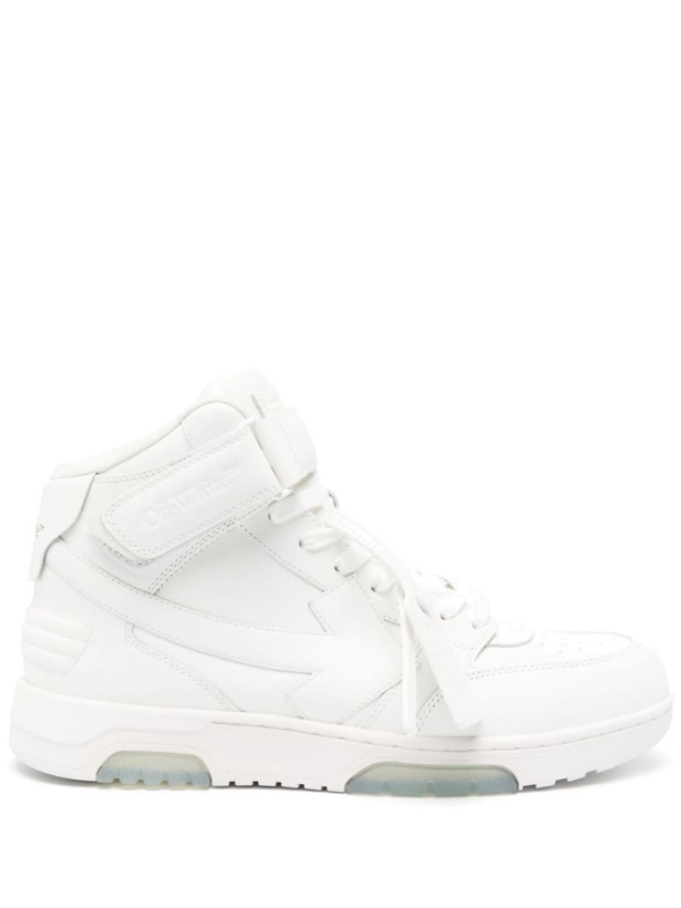 Photo: OFF-WHITE - Out Of Office Leather Sneakers