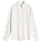 Our Legacy Men's Beyond Viscose Shirt in Cream Stripe Ceremony Viscose
