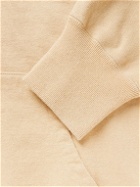 EDWIN - Garment-Dyed Cotton-Jersey Hoodie - Yellow