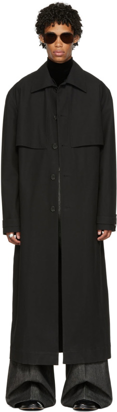 Photo: LU'U DAN Black Duster Coat