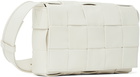 Bottega Veneta White Small Cassette Bag