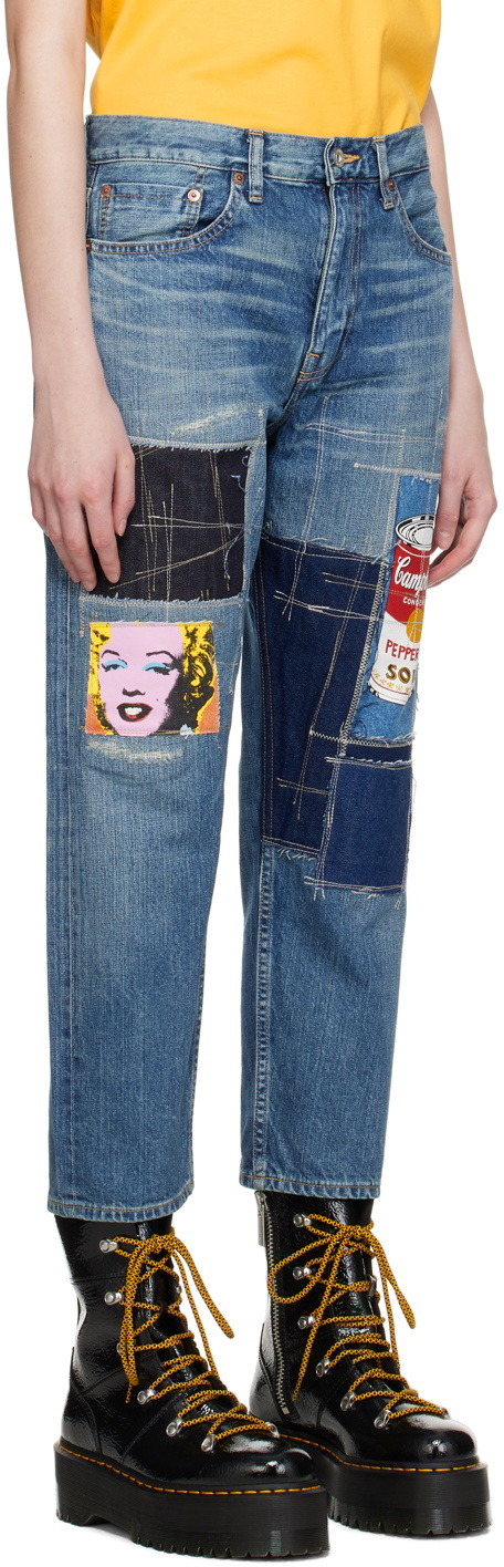 Junya Watanabe Blue Patch Jeans