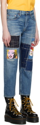 Junya Watanabe Blue Patch Jeans