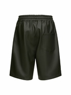 THE FRANKIE SHOP - Faux Leather Jogging Shorts