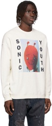 R13 Sonic Youth Dirty Oversized Sweatshirt