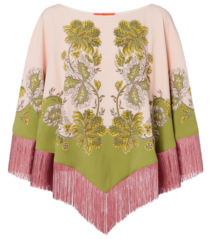 Photo: La DoubleJ Swathe Placée reversible satin poncho
