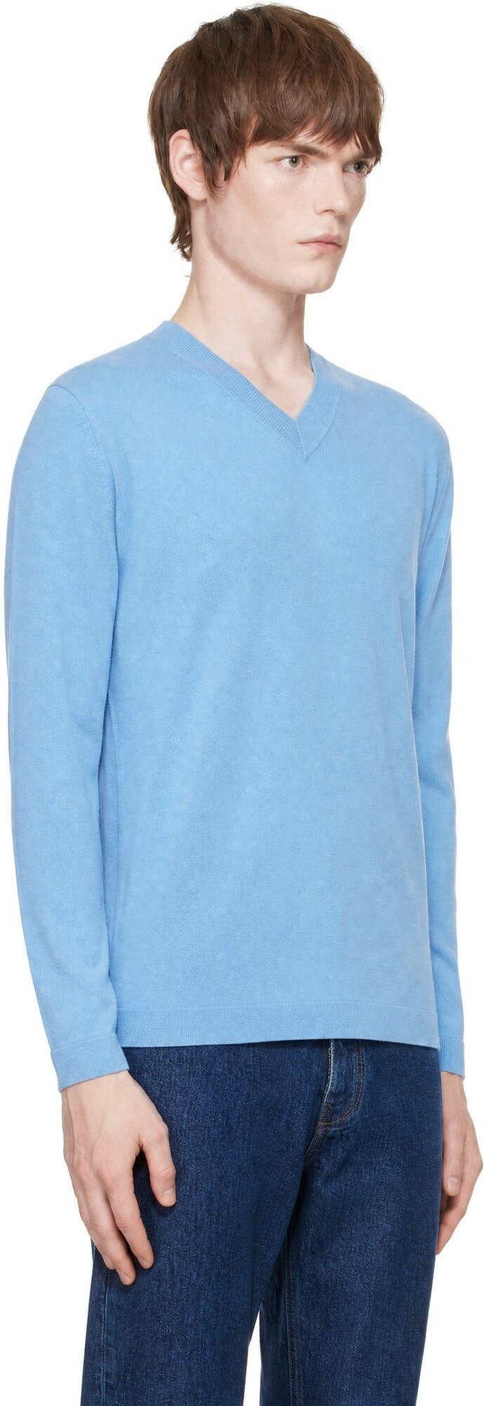 LISA YANG Blue Clayton Sweater