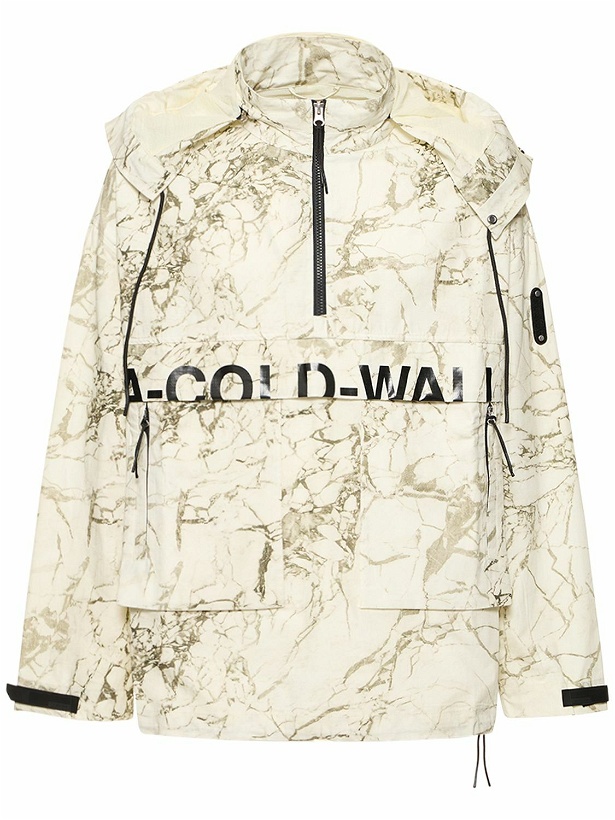 Photo: A-COLD-WALL* - Marble Print Cotton Anorak
