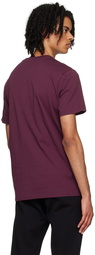 Moschino Burgundy Double Question Mark T-Shirt