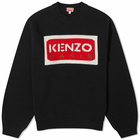 Kenzo Paris Men's Kenzo Tricolor Crew Knit in Black