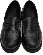 Engineered Garments Black Sebago Edition Croc Loafers