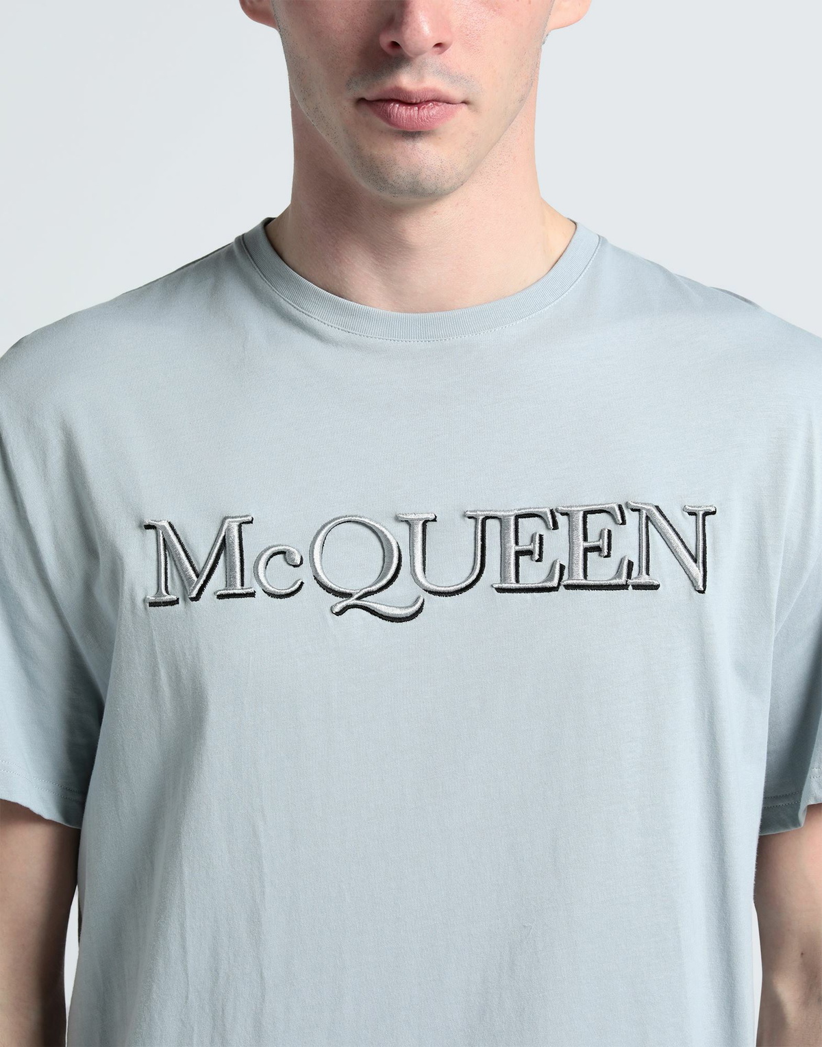 Mcqueen Mens T-shirt Sky in Blue