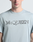 Mcqueen Mens T-shirt Sky in Blue