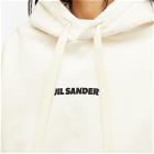 Jil Sander+ Women's Logo Hoodie in Dune