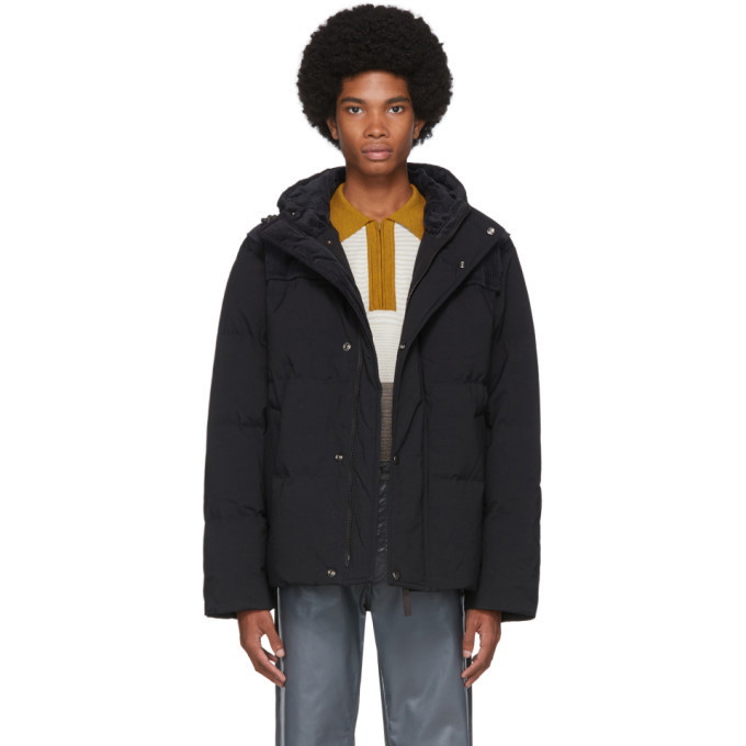 Photo: Acne Studios Black Down Hooded Jacket