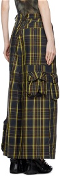 Collina Strada Navy Stomp Maxi Skirt