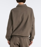 Magda Butrym Cotton-blend fleece polo sweater