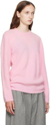 Comme des Garçons Homme Plus Pink Crewneck Sweater