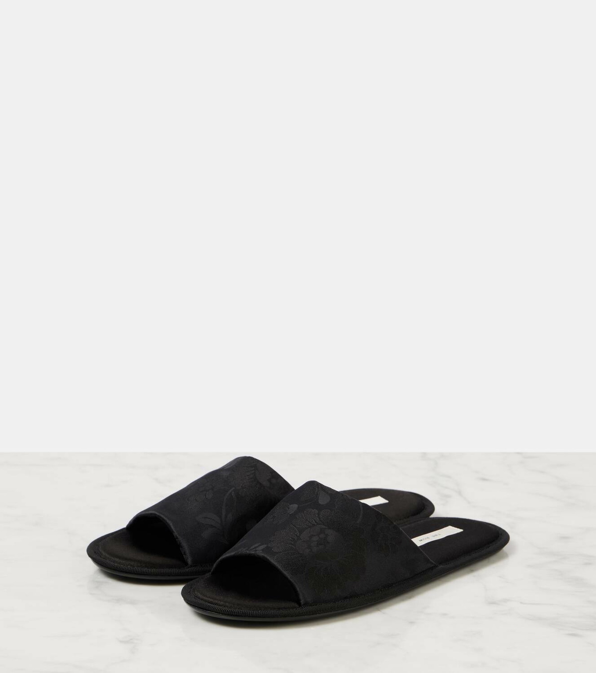 The Row Frances jacquard slippers The Row