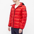 Moncler Men's Provins Logo Hood Jacket in Red