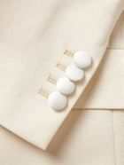 Paul Smith - Slim-Fit Double-Breasted Satin-Trimmed Wool and Mohair-Blend Tuxedo Jacket - Neutrals