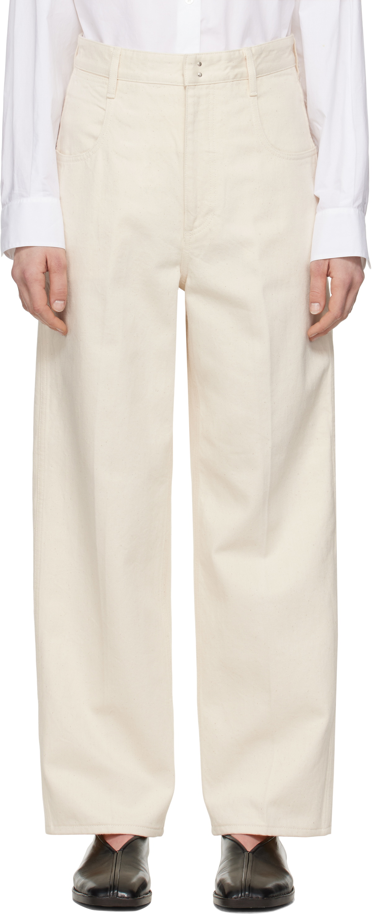 Carven Off-White 5-Pocket Jeans