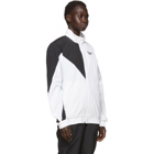 Reebok Classics White and Black Lost and Found Track Jacket