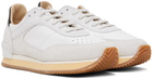 Spalwart White & Gray Dash Sneakers