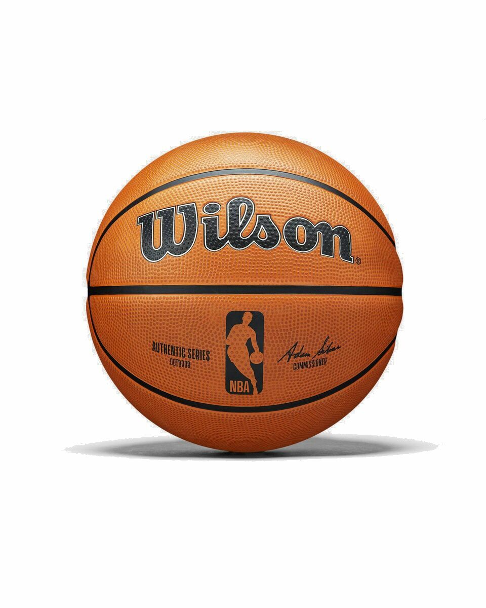 Photo: Wilson Nba Authentic Series Outdoor Basketball Size 7 Brown - Mens - Sports Equipment