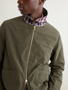 Drake's - Cotton-Twill Jacket - Green