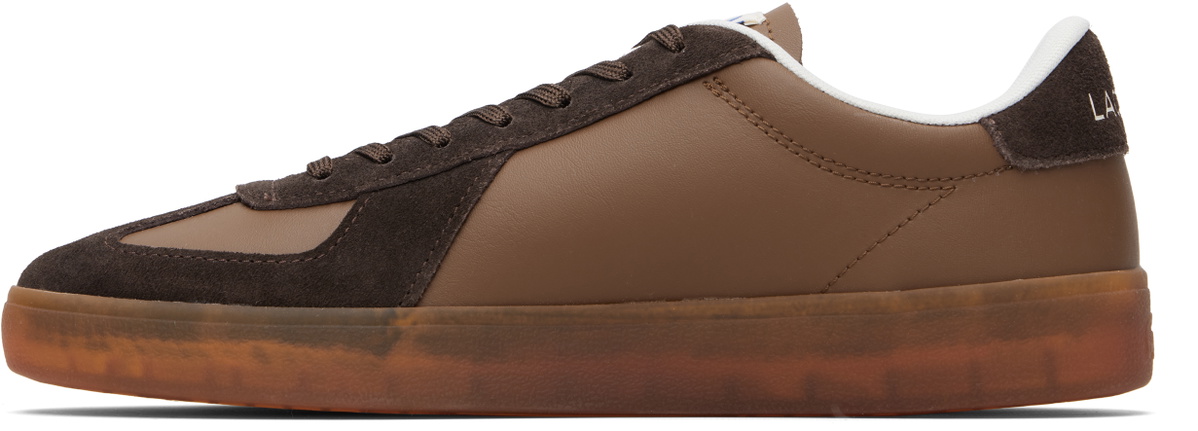 Lacoste Brown Baseshot Pro Leather Sneakers