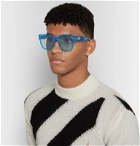 Balenciaga - Square-Frame Acetate Sunglasses - Blue