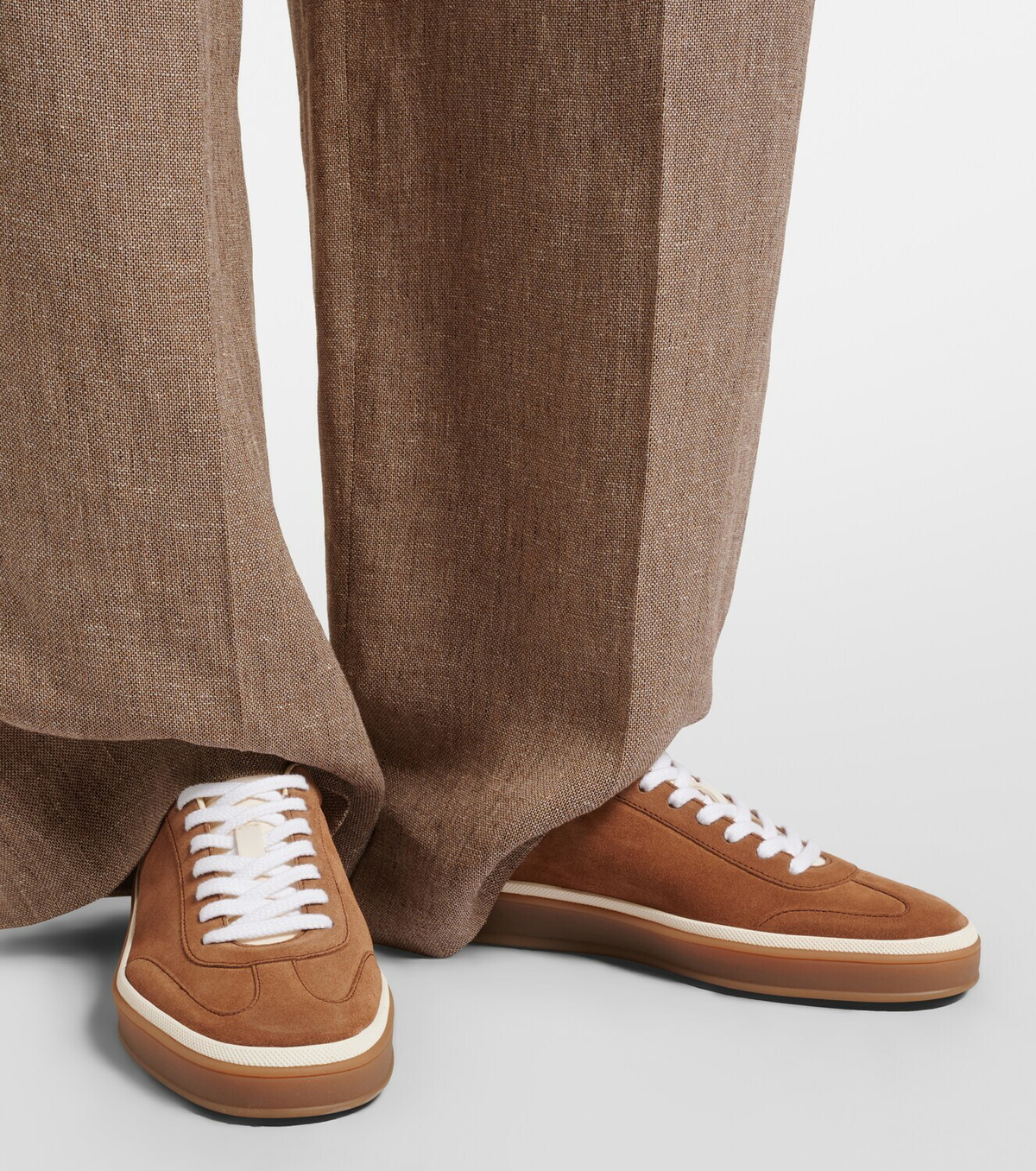 Loro Piana Tennis suede sneakers