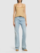 TOM FORD - Ribbed Silk Sleeveless Top