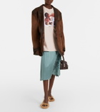Acne Studios Shearling thong sandals