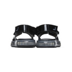 Joshua Sanders Black PVC Transparent Sole Sandals