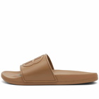 Anine Bing Women's Isla Logo Slides in Brown