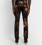 424 - Distressed Bleached Denim Jeans - Black