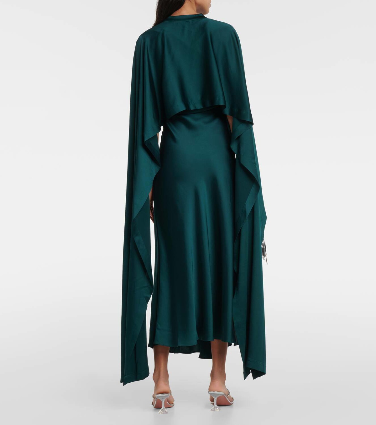 Simkhai Amory caped gown