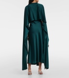 Simkhai Amory caped gown