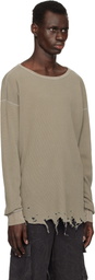 John Elliott Khaki Folsom Thermal T-shirt