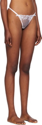 Agent Provocateur White Rosia Thong