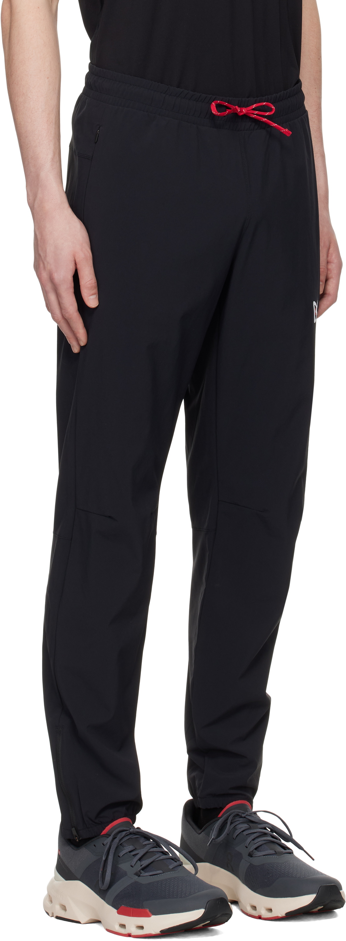 District Vision Black Lightweight DWR Track Pants
