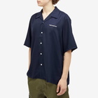 Uniform Experiment Men's Washable Rayon Vacation Shirt in Blue