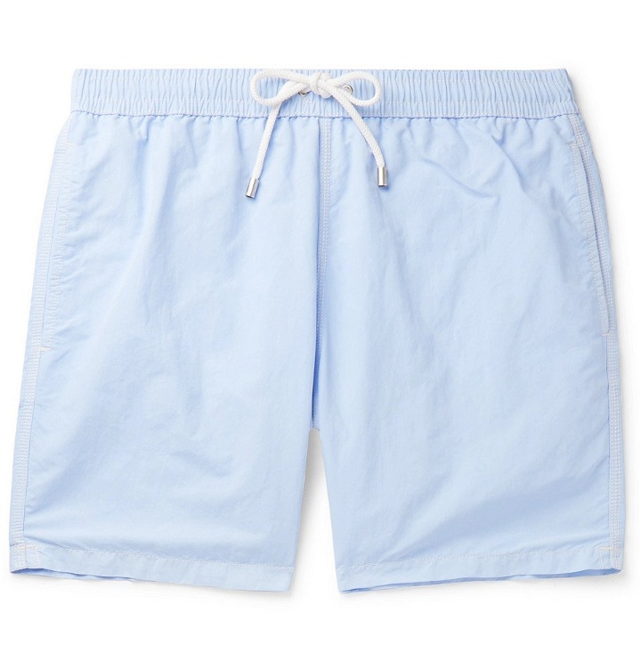 Photo: Hartford - Mid-Length Swim Shorts - Light blue