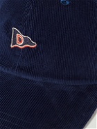 Drake's - Appliquéd Cotton-Corduroy Baseball Cap