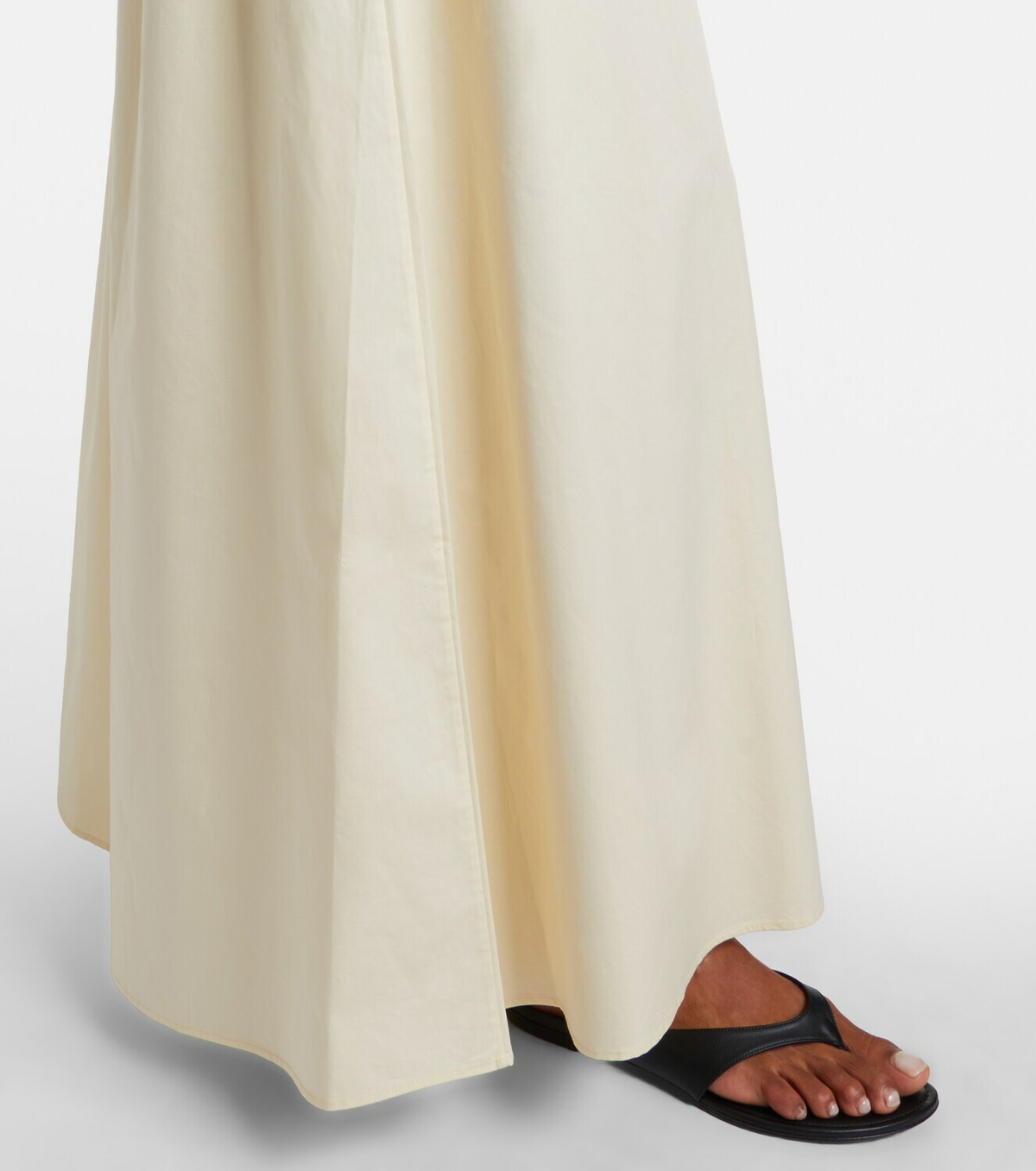 The Frankie Shop Ilya cotton-trimmed maxi dress