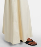 The Frankie Shop Ilya cotton-trimmed maxi dress