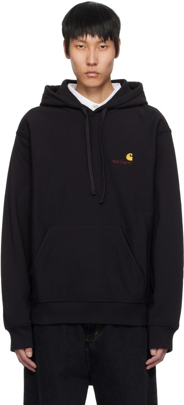 Photo: Carhartt Work In Progress Black American Script Hoodie
